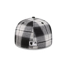 RC 59FIFTY Grunge Style Plaid ニューヨーク・ヤンキース クーパーズタウン ブラック - 14747109-700 | NEW ERA ニューエラ公式オンラインストア