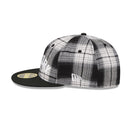 RC 59FIFTY Grunge Style Plaid ニューヨーク・ヤンキース クーパーズタウン ブラック - 14747109-700 | NEW ERA ニューエラ公式オンラインストア