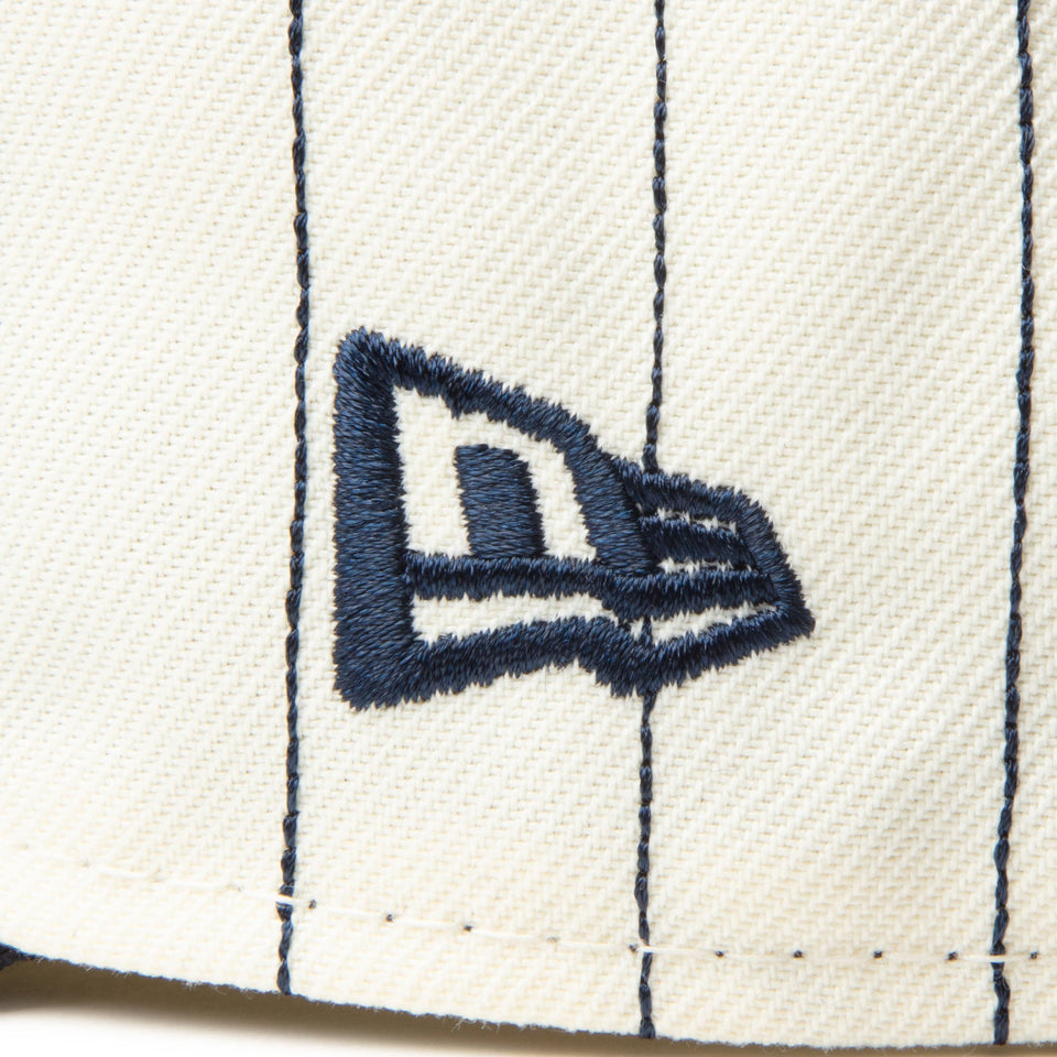 RC 59FIFTY フラットバイザー MLB Heritage Collection ニューヨーク・ヤンキース クーパーズタウン クロームピンストライプ ネイビーバイザー - 14388378 - 700 | NEW ERA ニューエラ公式オンラインストア