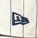 RC 59FIFTY フラットバイザー MLB Heritage Collection ニューヨーク・ヤンキース クーパーズタウン クロームピンストライプ ネイビーバイザー - 14388378 - 700 | NEW ERA ニューエラ公式オンラインストア