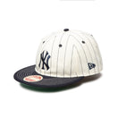 RC 59FIFTY フラットバイザー MLB Heritage Collection ニューヨーク・ヤンキース クーパーズタウン クロームピンストライプ ネイビーバイザー - 14388378 - 700 | NEW ERA ニューエラ公式オンラインストア