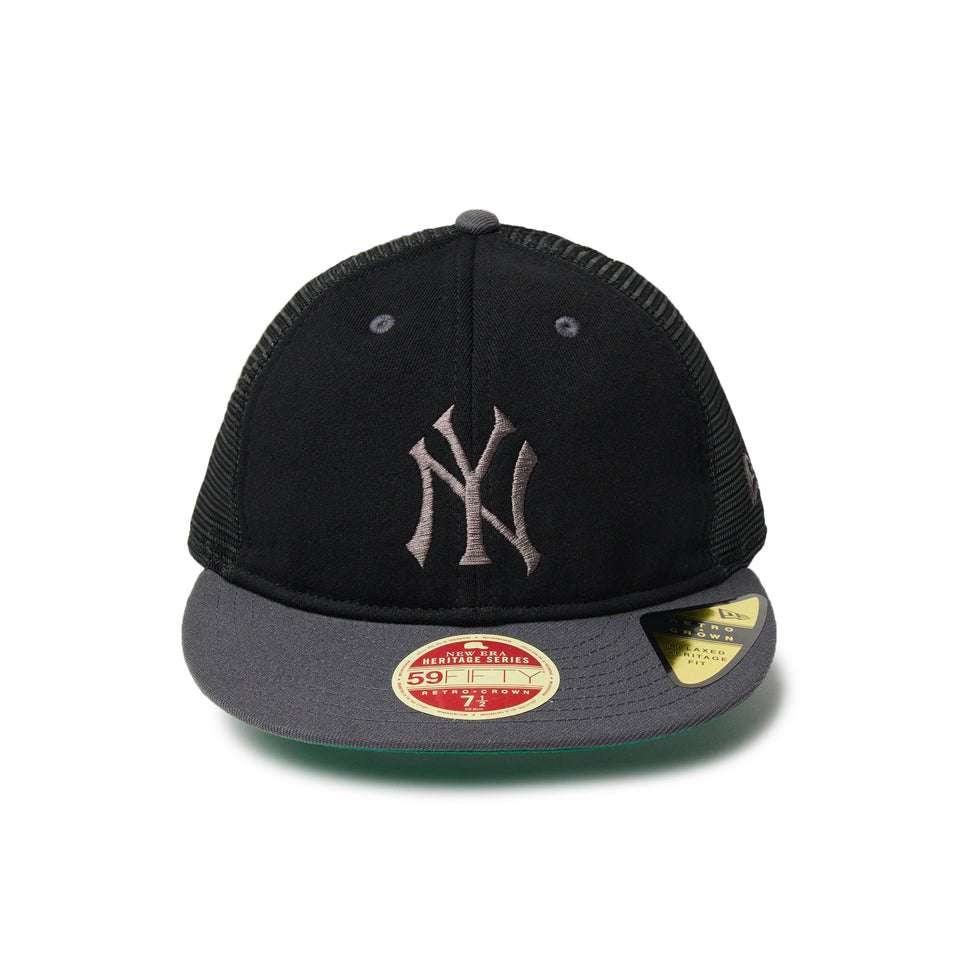 RC 59FIFTY フラットバイザー トラッカー MLB Heritage Collection ニューヨーク・ヤンキース クーパーズタウン ブラック ダークグラファイトバイザー - 14388379 - 700 | NEW ERA ニューエラ公式オンラインストア