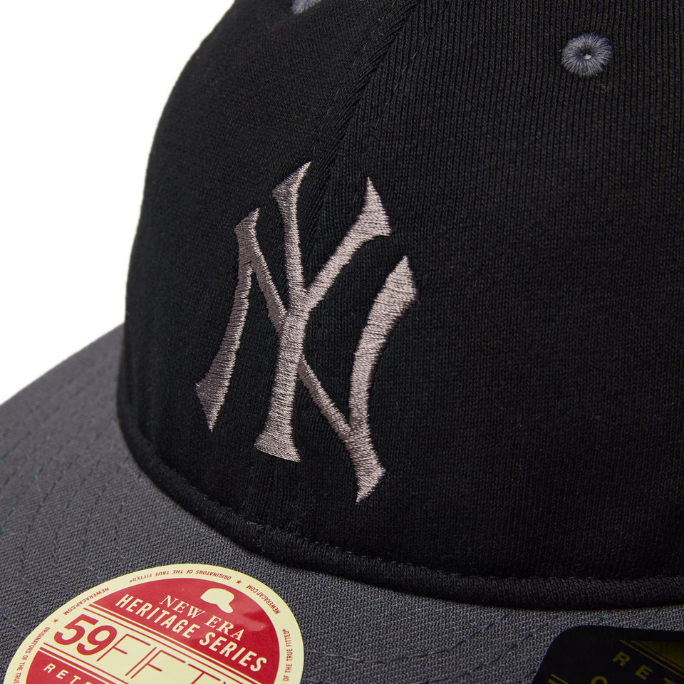 RC 59FIFTY フラットバイザー トラッカー MLB Heritage Collection ニューヨーク・ヤンキース クーパーズタウン ブラック ダークグラファイトバイザー - 14388379 - 700 | NEW ERA ニューエラ公式オンラインストア