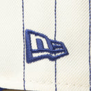 RC 59FIFTY フラットバイザー MLB Heritage Collection ロサンゼルス・ドジャース クーパーズタウン クロームピンストライプ ダークロイヤルバイザー - 14388381 - 700 | NEW ERA ニューエラ公式オンラインストア