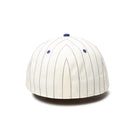 RC 59FIFTY フラットバイザー MLB Heritage Collection ロサンゼルス・ドジャース クーパーズタウン クロームピンストライプ ダークロイヤルバイザー - 14388381 - 700 | NEW ERA ニューエラ公式オンラインストア