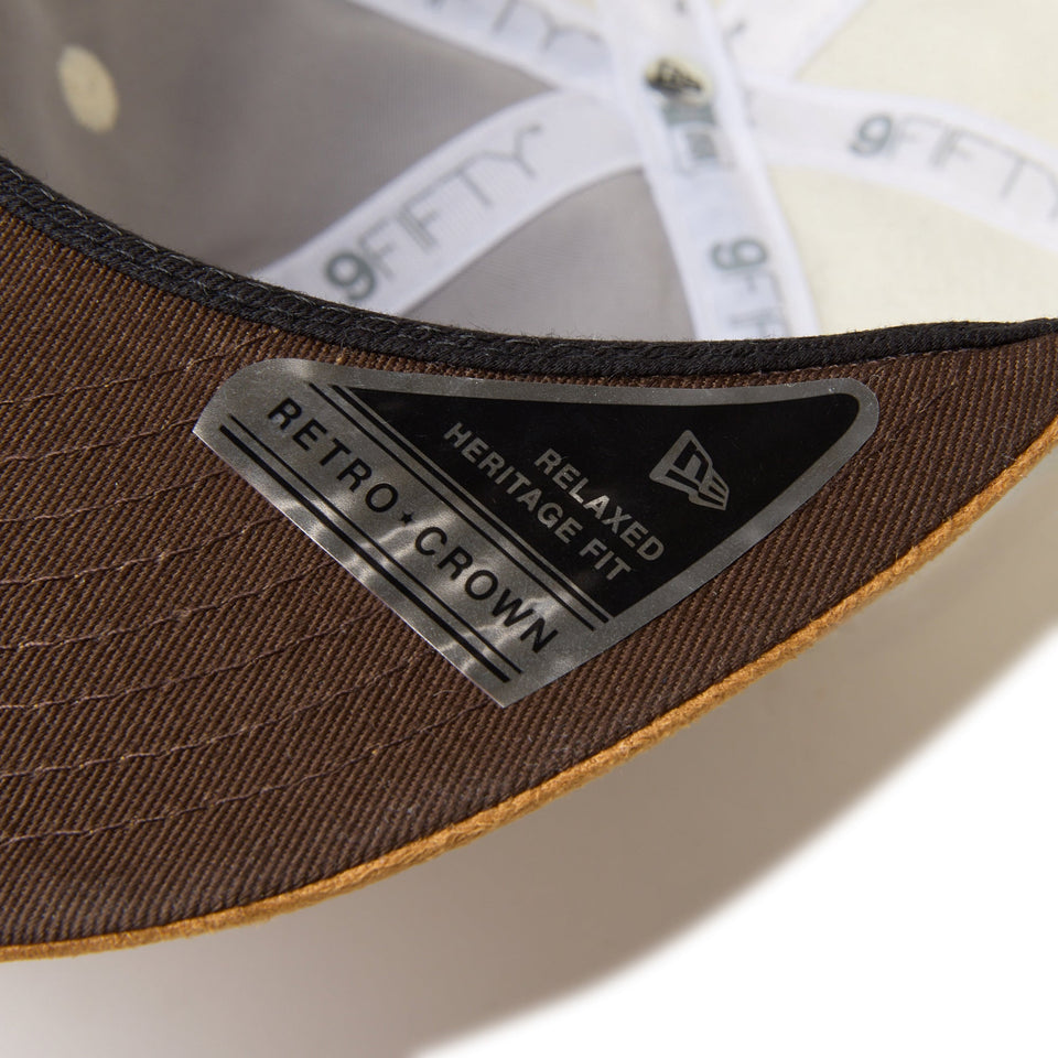 RC 9FIFTY ニューヨーク・ヤンキース オフホワイト マスタードスウェードバイザー - 14667630 - OSFM | NEW ERA ニューエラ公式オンラインストア