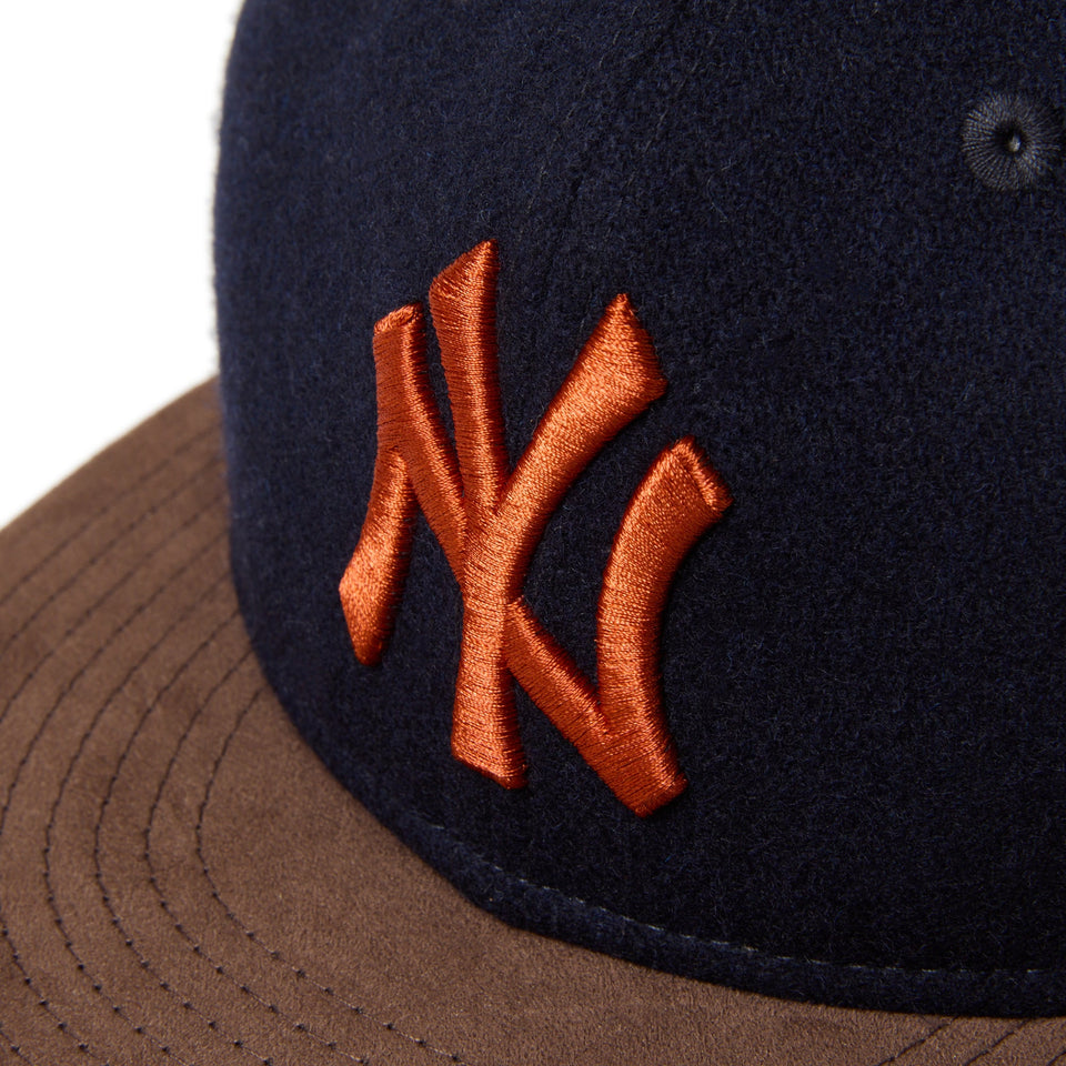 RC 9FIFTY ニューヨーク・ヤンキース ネイビー ブラウンスウェードバイザー - 14667631 - OSFM | NEW ERA ニューエラ公式オンラインストア