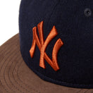 RC 9FIFTY ニューヨーク・ヤンキース ネイビー ブラウンスウェードバイザー - 14667631 - OSFM | NEW ERA ニューエラ公式オンラインストア