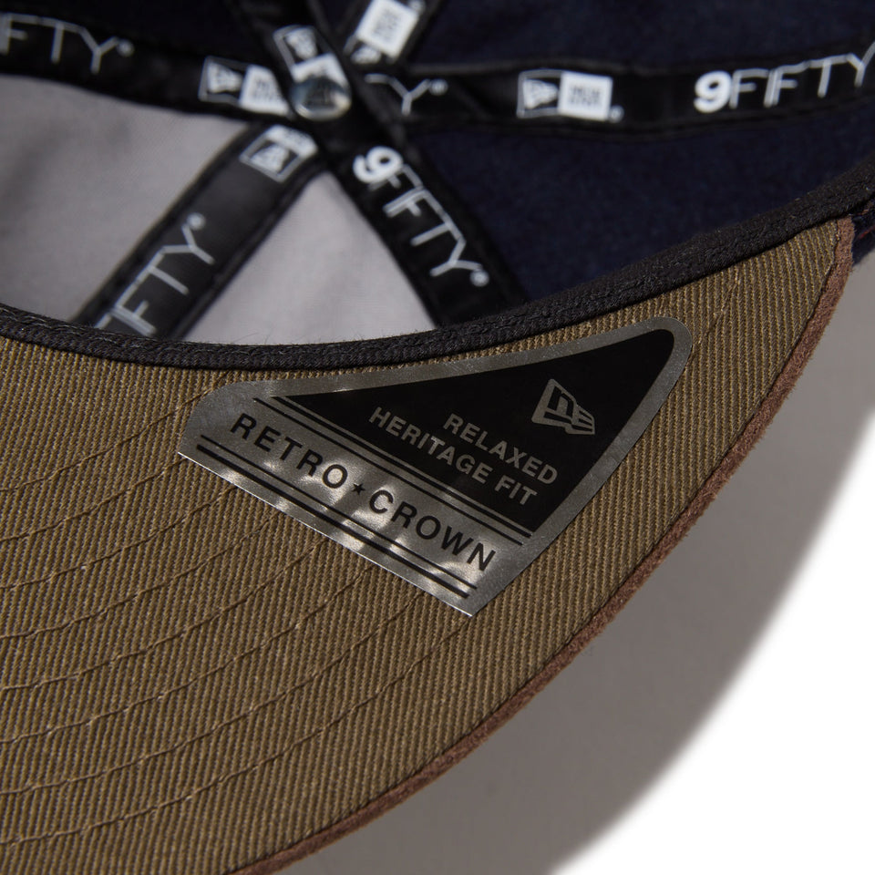 RC 9FIFTY ニューヨーク・ヤンキース ネイビー ブラウンスウェードバイザー - 14667631 - OSFM | NEW ERA ニューエラ公式オンラインストア