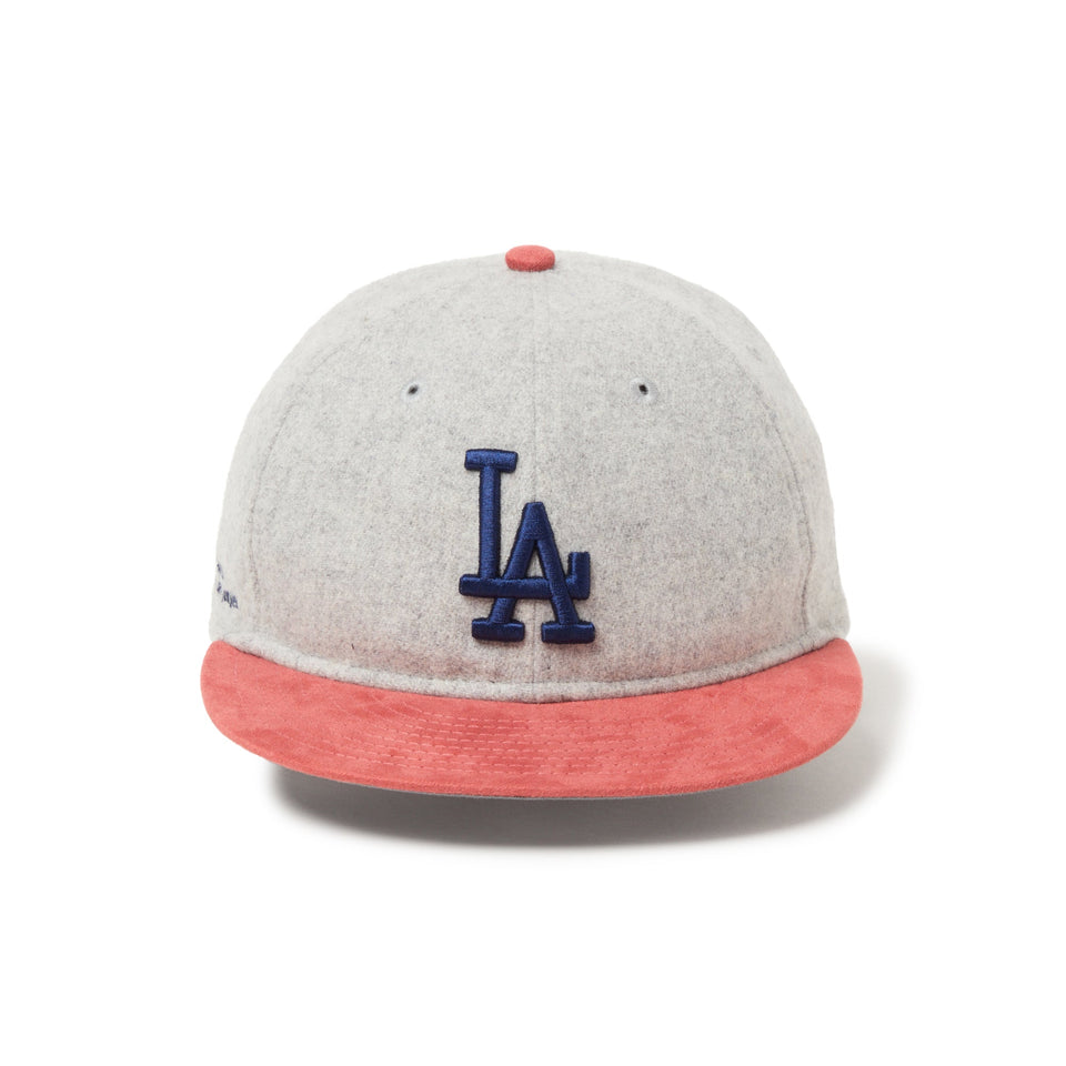 RC 9FIFTY ロサンゼルス・ドジャース ライトグレー ピンクスウェードバイザー - 14667632 - OSFM | NEW ERA ニューエラ公式オンラインストア