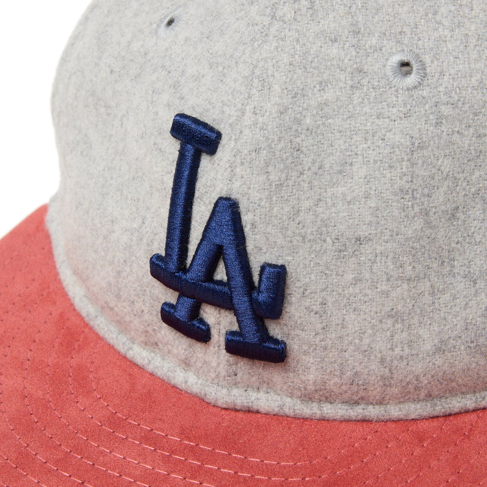 RC 9FIFTY ロサンゼルス・ドジャース ライトグレー ピンクスウェードバイザー - 14667632 - OSFM | NEW ERA ニューエラ公式オンラインストア