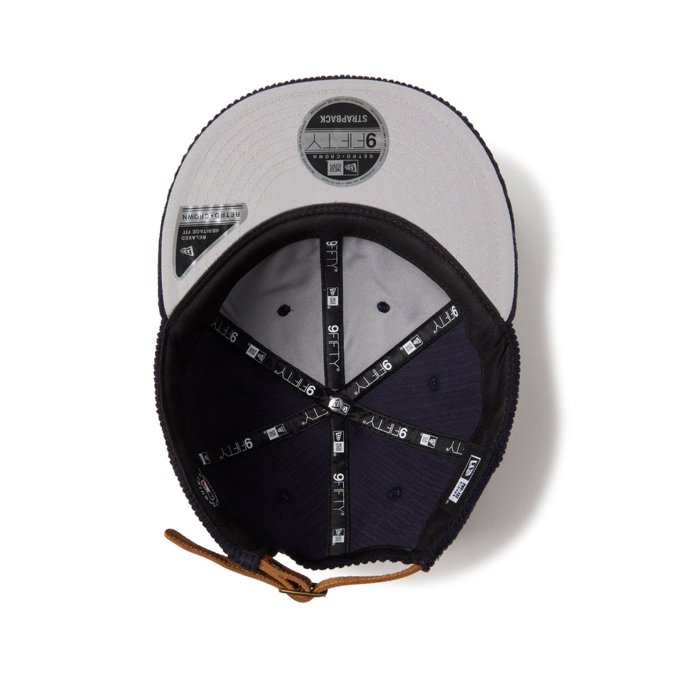RC 9FIFTY レザーストラップ Corduroy コーデュロイ ニューヨーク・ヤンキース ネイビー - 14667634 - OSFM | NEW ERA ニューエラ公式オンラインストア
