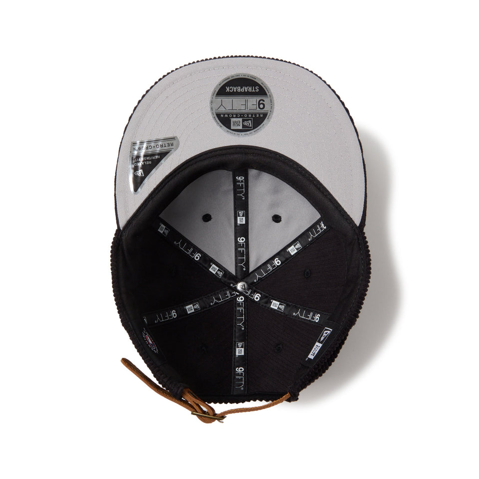 RC 9FIFTY レザーストラップ Corduroy コーデュロイ ロサンゼルス・ドジャース ブラック - 14667635 - OSFM | NEW ERA ニューエラ公式オンラインストア