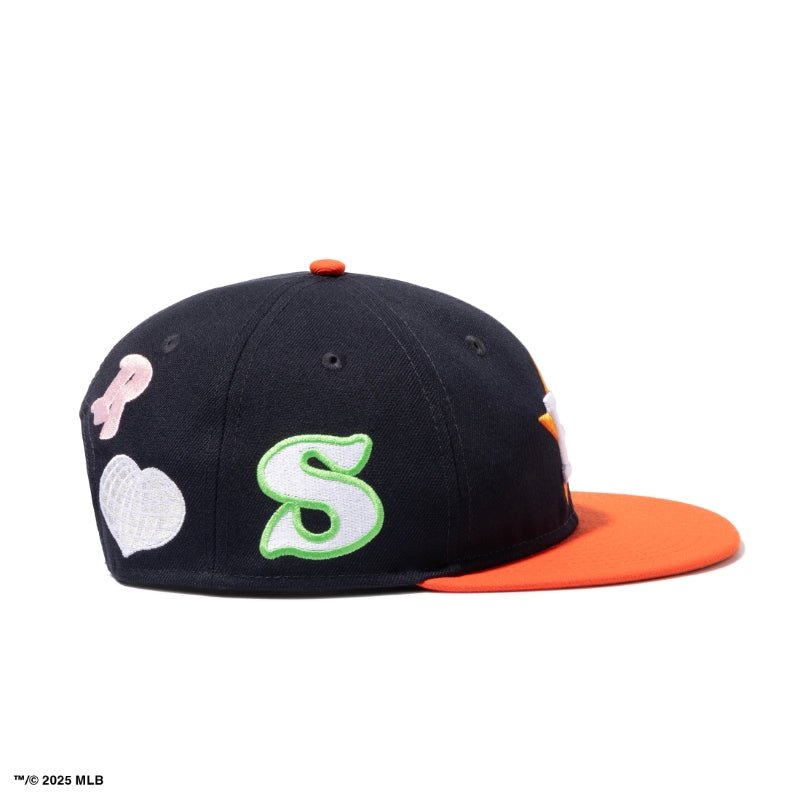 RC 9FIFTY ©SAINT Mxxxxxx × MLB ヒューストン・アストロズ ネイビー オレンジバイザー - 14532345 - OSFM | NEW ERA ニューエラ公式オンラインストア