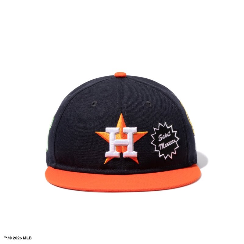 RC 9FIFTY ©SAINT Mxxxxxx × MLB ヒューストン・アストロズ ネイビー オレンジバイザー - 14532345 - OSFM | NEW ERA ニューエラ公式オンラインストア