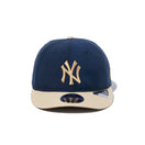 RC 9FIFTY Curved Visor Vintage Nylon ニューヨーク・ヤンキース ネイビー ベージュバイザー - 14109446-OSFM | NEW ERA ニューエラ公式オンラインストア