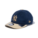 RC 9FIFTY Curved Visor Vintage Nylon ニューヨーク・ヤンキース ネイビー ベージュバイザー - 14109446-OSFM | NEW ERA ニューエラ公式オンラインストア