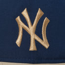 RC 9FIFTY Curved Visor Vintage Nylon ニューヨーク・ヤンキース ネイビー ベージュバイザー - 14109446-OSFM | NEW ERA ニューエラ公式オンラインストア