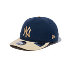 RC 9FIFTY Curved Visor Vintage Nylon ニューヨーク・ヤンキース ネイビー ベージュバイザー - 14109446-OSFM | NEW ERA ニューエラ公式オンラインストア