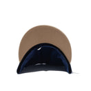 RC 9FIFTY Curved Visor Vintage Nylon ニューヨーク・ヤンキース ネイビー ベージュバイザー - 14109446-OSFM | NEW ERA ニューエラ公式オンラインストア