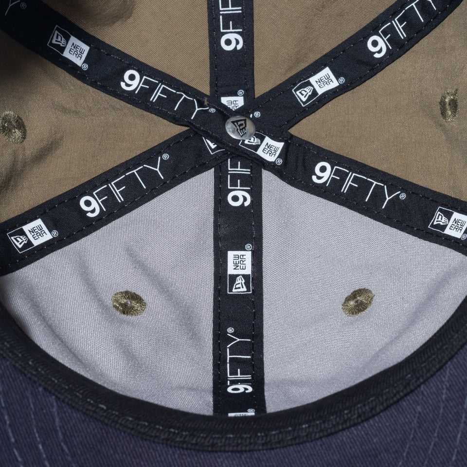 RC 9FIFTY Curved Visor Vintage Nylon ニューヨーク・メッツ オリーブ ネイビーバイザー - 14109447-OSFM | NEW ERA ニューエラ公式オンラインストア