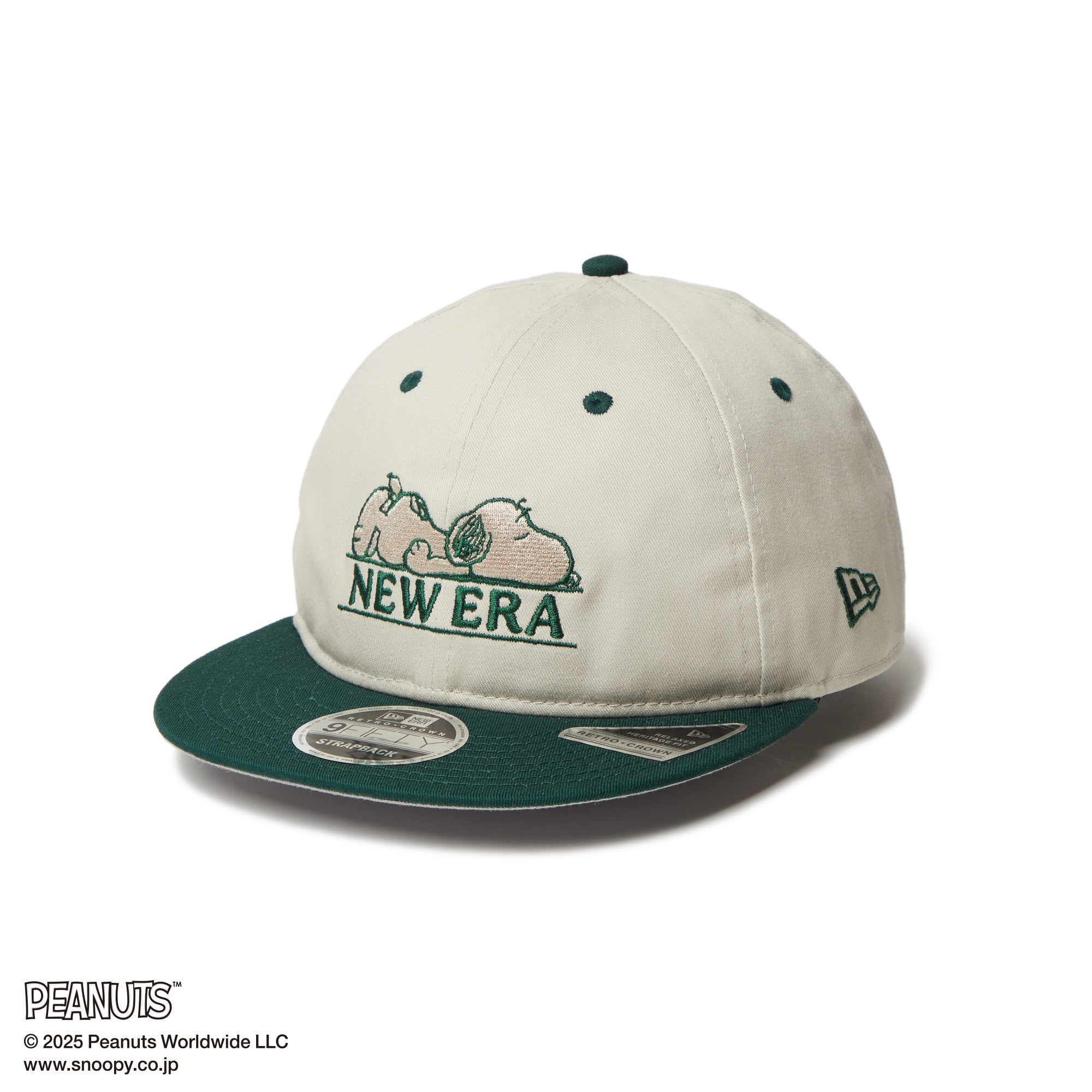 RC 9FIFTY PEANUTS ピーナッツ スヌーピー ストーン ダークグリーン