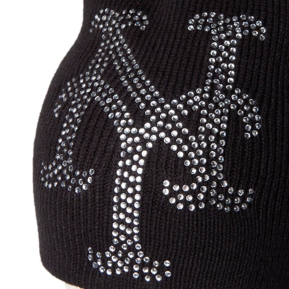 ベーシック ビーニー Rhinestone ラインストーン ビッグロゴ ニューヨーク・メッツ ブラック - 14670026 - OSFM | NEW ERA ニューエラ公式オンラインストア