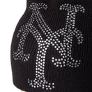 ベーシック ビーニー Rhinestone ラインストーン ビッグロゴ ニューヨーク・メッツ ブラック - 14670026 - OSFM | NEW ERA ニューエラ公式オンラインストア