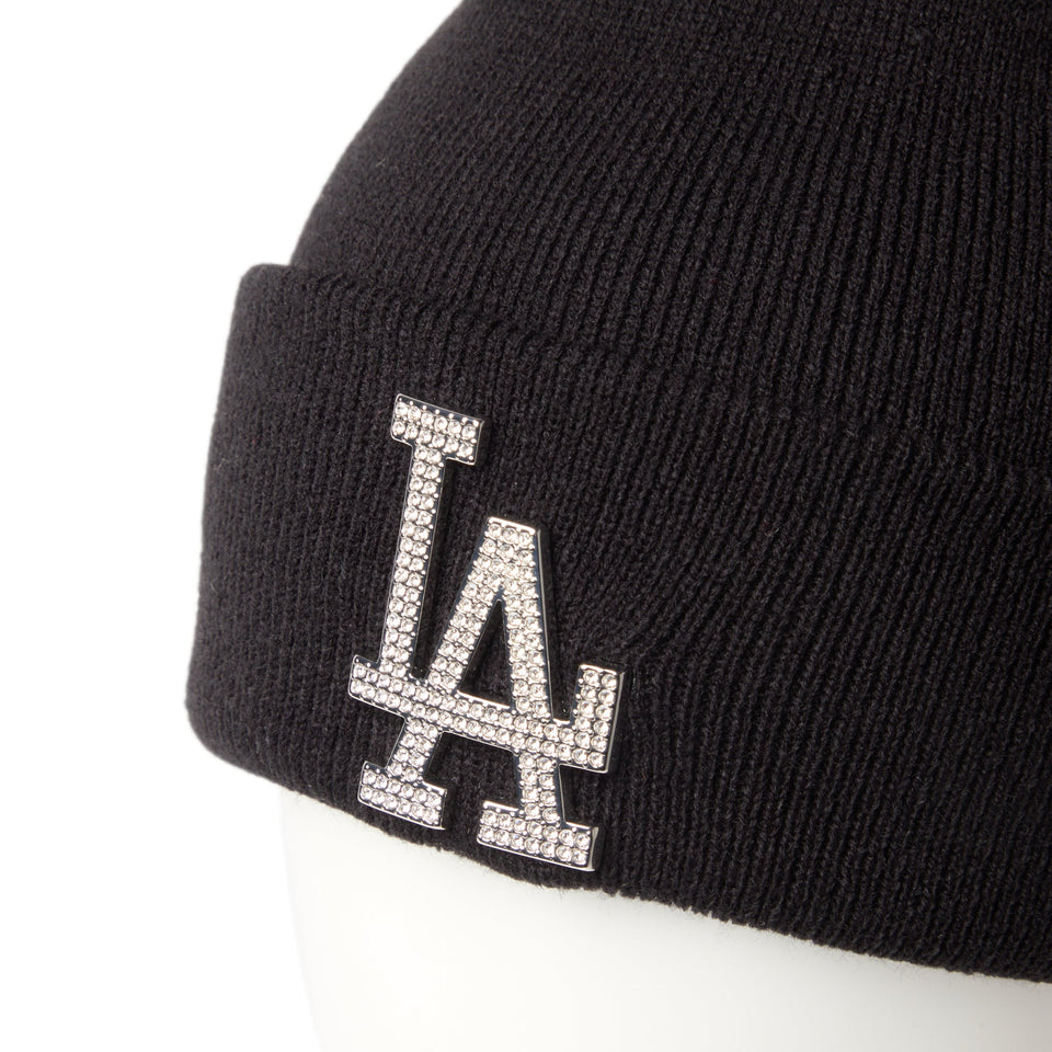 ベーシック カフニット ラインストーン Rhinestone Badge ロサンゼルス・ドジャース ブラック - 14670024-OSFM | NEW ERA ニューエラ公式オンラインストア