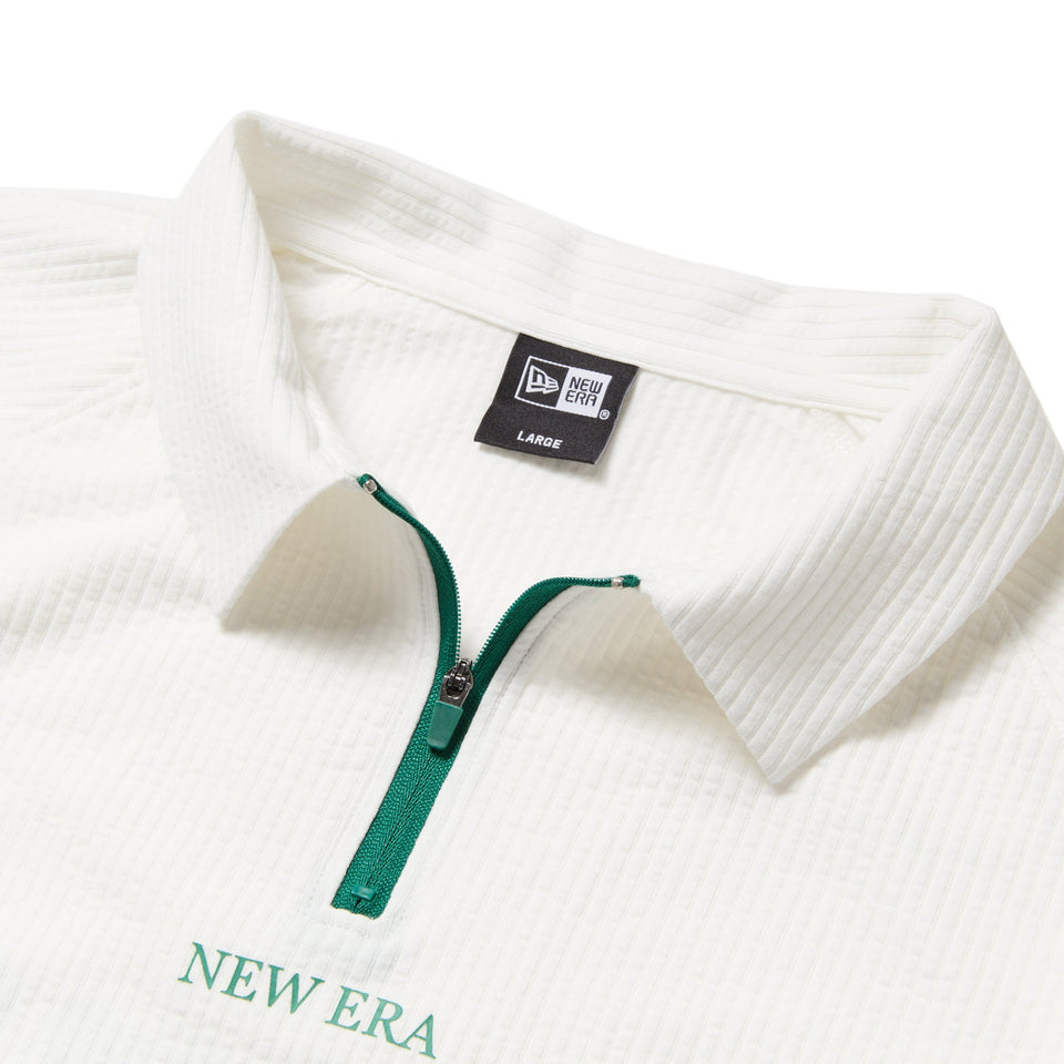 【ゴルフ】半袖 スキッパー ポロシャツ Seersucker オフホワイト - 14391489 - S | NEW ERA ニューエラ公式オンラインストア