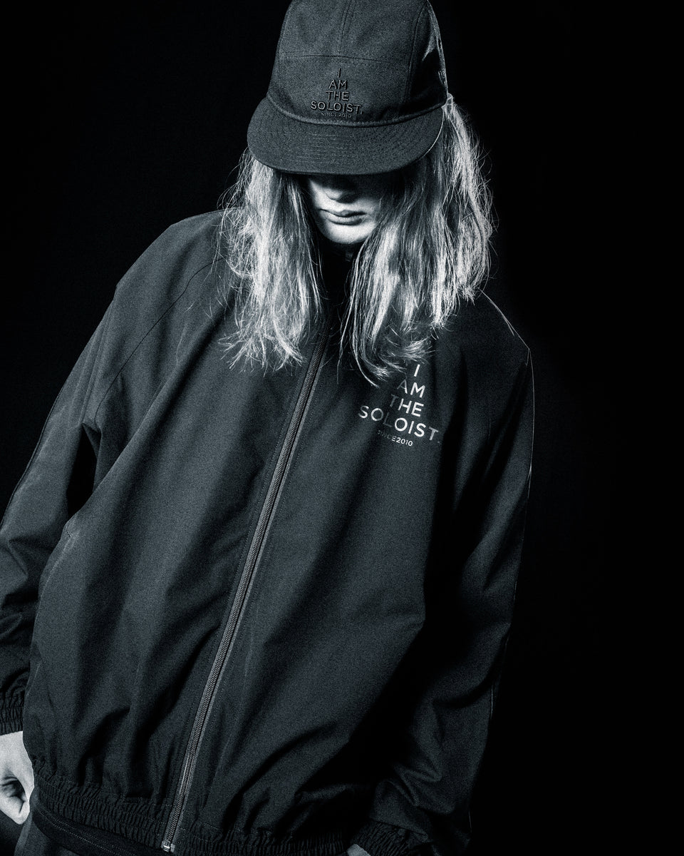 オーバーサイズド パイピング トラックジャケット