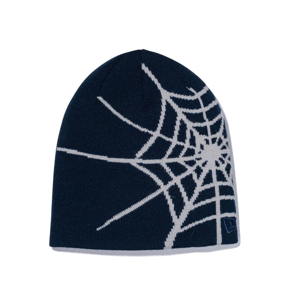 ベーシック ビーニー グラフィック Spiderweb ネイビー/グレー - 14746758-OSFM | NEW ERA ニューエラ公式オンラインストア