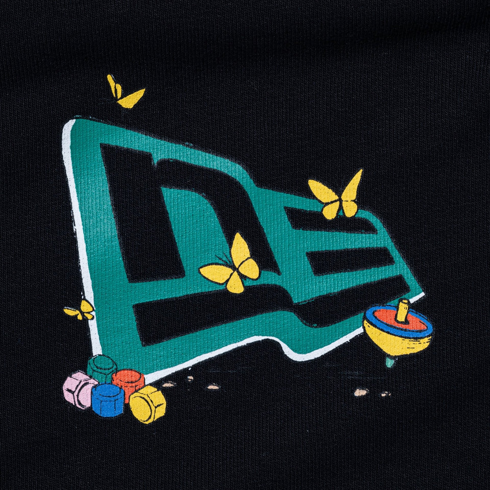 裏毛 オーバーサイズド フーディー SQUID GAME イカゲーム ブラック - 14733204 - S | NEW ERA ニューエラ公式オンラインストア