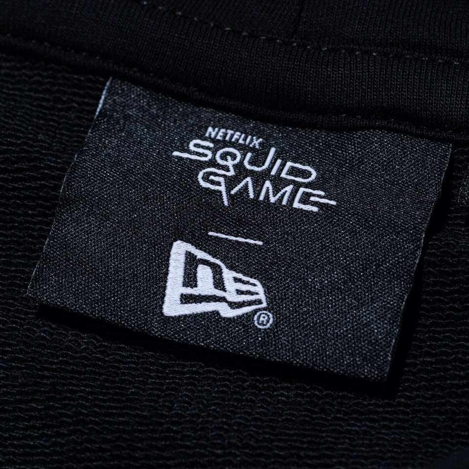 裏毛 オーバーサイズド フーディー SQUID GAME イカゲーム ブラック - 14733204 - S | NEW ERA ニューエラ公式オンラインストア