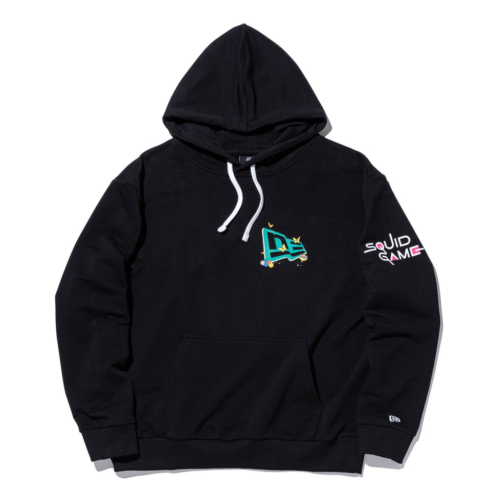 裏毛 オーバーサイズド フーディー SQUID GAME イカゲーム ブラック - 14733204 - S | NEW ERA ニューエラ公式オンラインストア