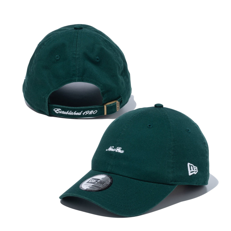 カジュアルクラシック Strap Logo ダークグリーン - 14109494-OSFM | NEW ERA ニューエラ公式オンラインストア