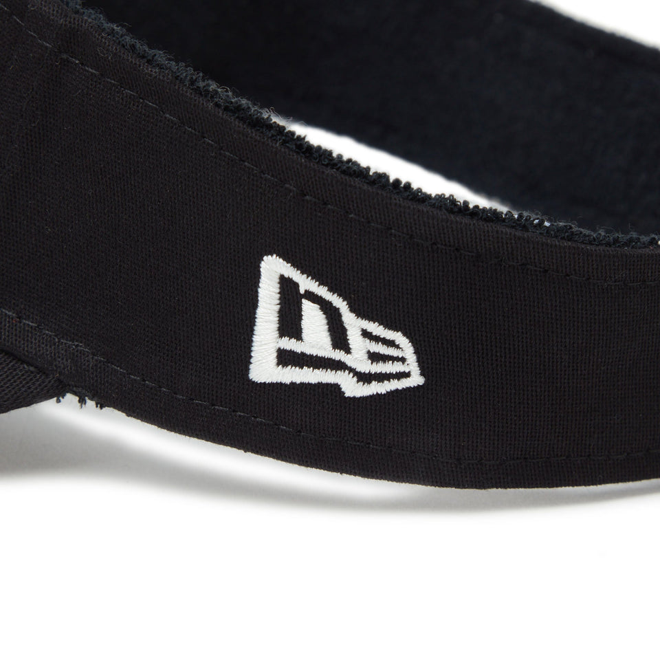 【ゴルフ】サンバイザー Stretch Cotton Washable オーバルロゴ ブラック - 14326226 - OSFM | NEW ERA ニューエラ公式オンラインストア