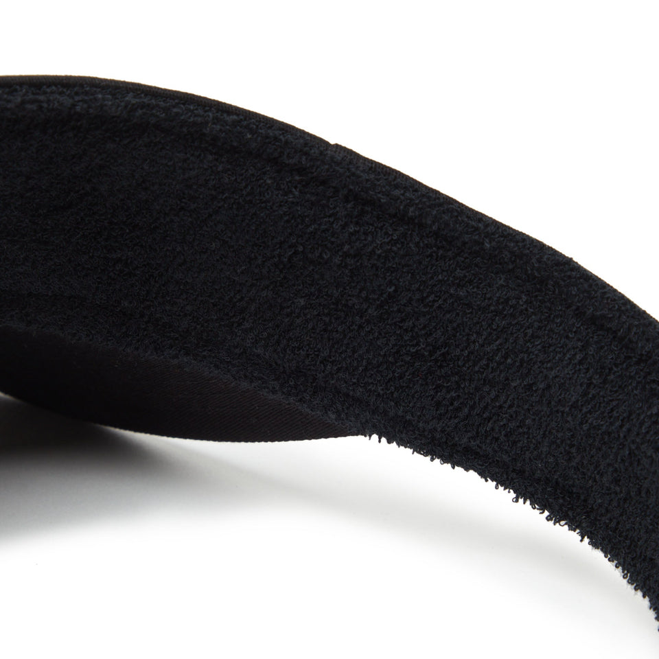 【ゴルフ】サンバイザー Stretch Cotton Washable オーバルロゴ ブラック - 14326226 - OSFM | NEW ERA ニューエラ公式オンラインストア