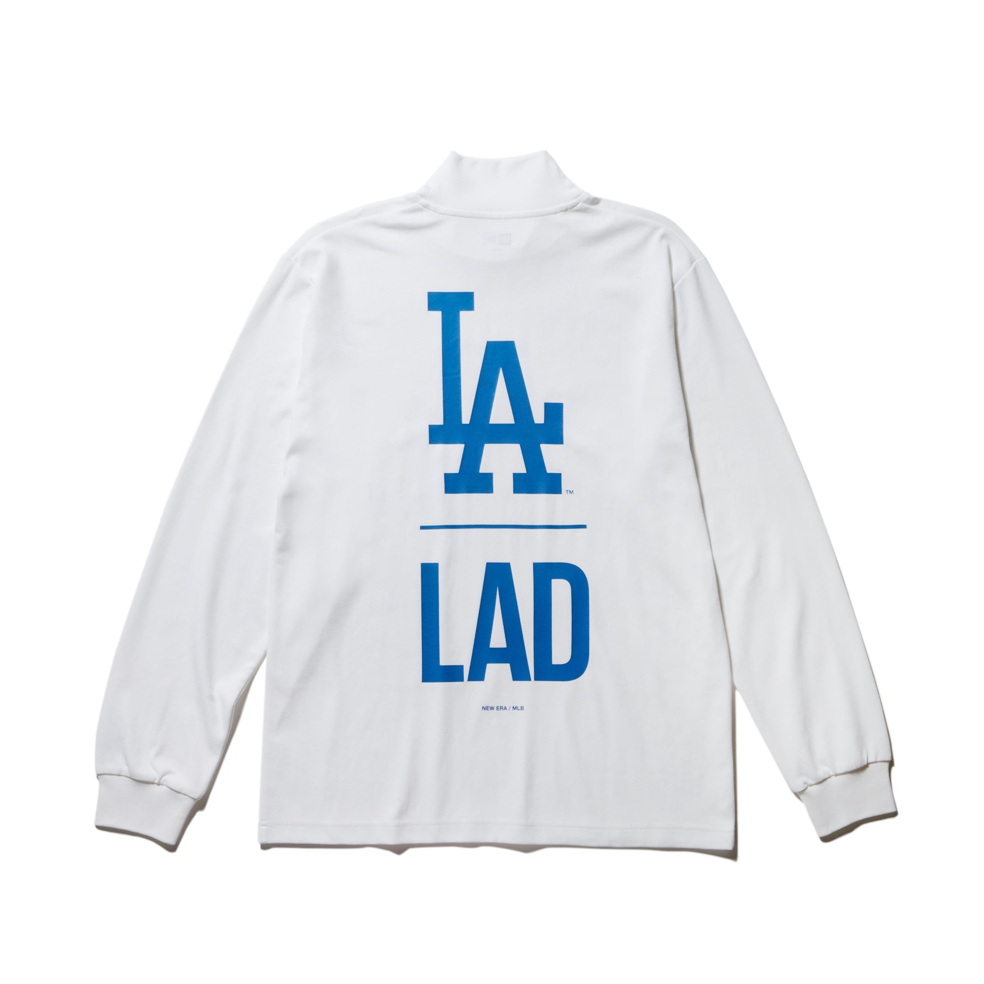 長袖 ハイカラー パフォーマンス Tシャツ ロサンゼルス・ドジャース ホワイト | ゴルフ 7