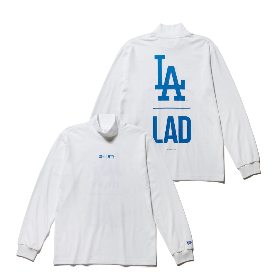 【ゴルフ】 長袖 ハイカラー パフォーマンス Tシャツ ロサンゼルス・ドジャース ホワイト - 14326420 - S | NEW ERA ニューエラ公式オンラインストア