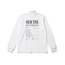 【ゴルフ】ハイカラー 長袖 パフォーマンス Tシャツ スタッツ オフホワイト - 14326421 - S | NEW ERA ニューエラ公式オンラインストア