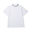 【ゴルフ】半袖 ミッドネック Tシャツ ジャカードロゴ ホワイト - 14391505 - S | NEW ERA ニューエラ公式オンラインストア