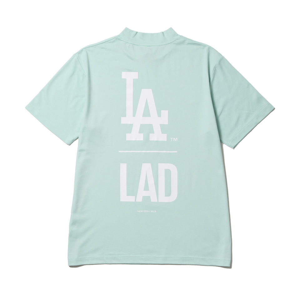 半袖 鹿の子 ミッドネック Tシャツ ロサンゼルス・ドジャース