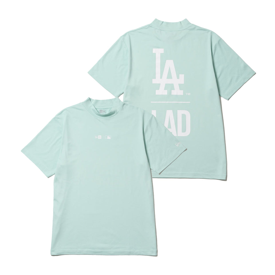 半袖 鹿の子 ミッドネック Tシャツ ロサンゼルス・ドジャース