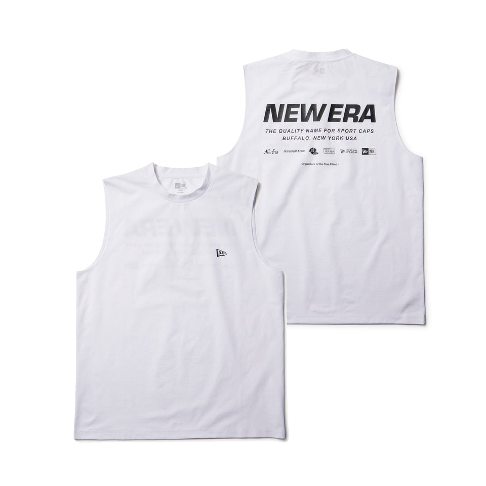 ユーティリティー スリーブレス Tシャツ アーカイブロゴ ホワイト | アウトドア - 14391962 - S | NEW ERA ニューエラ公式オンラインストア