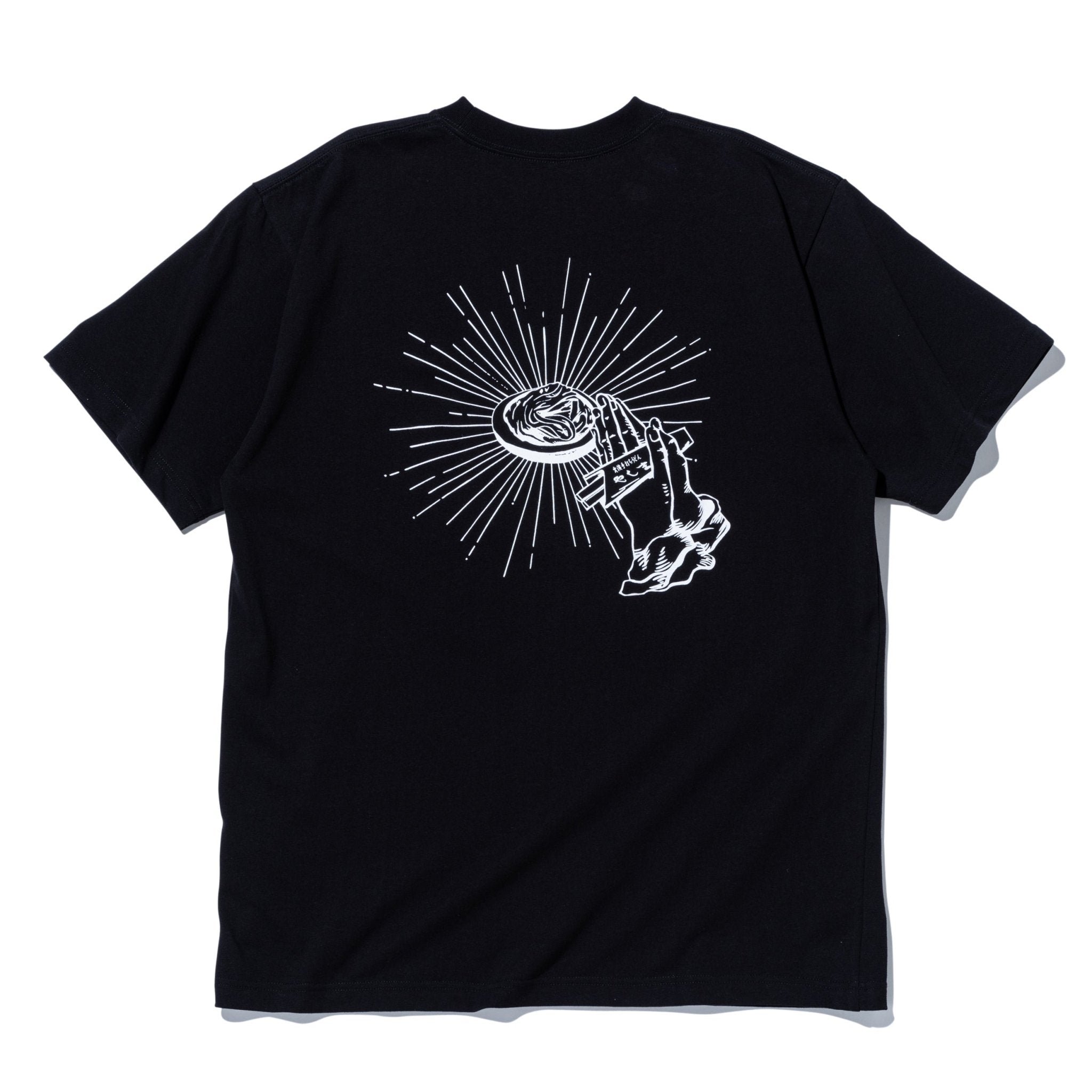 半袖 コットン Tシャツ 麺㐂やしま ブラック レギュラーフィット 2