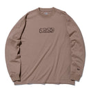長袖 オーバーサイズド コットン Tシャツ バブルロゴ ミルクティー - 14457280 - S | NEW ERA ニューエラ公式オンラインストア