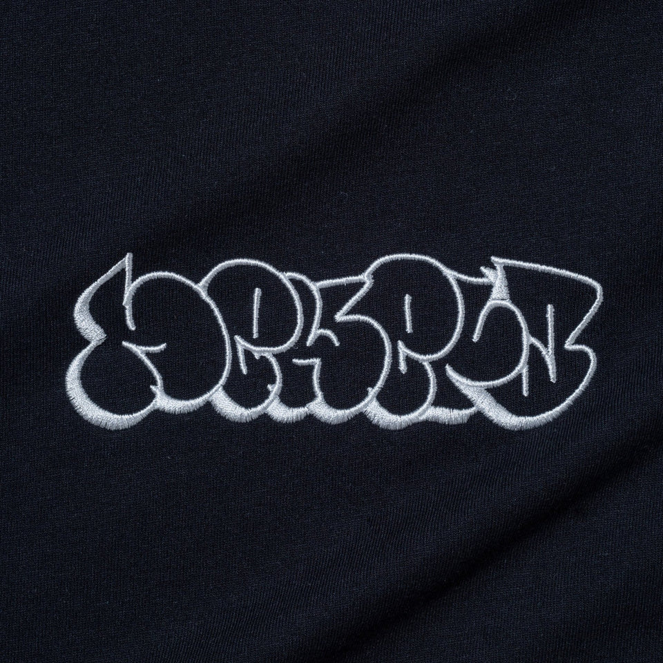 長袖 オーバーサイズド コットン Tシャツ バブルロゴ ブラック - 14457281 - S | NEW ERA ニューエラ公式オンラインストア