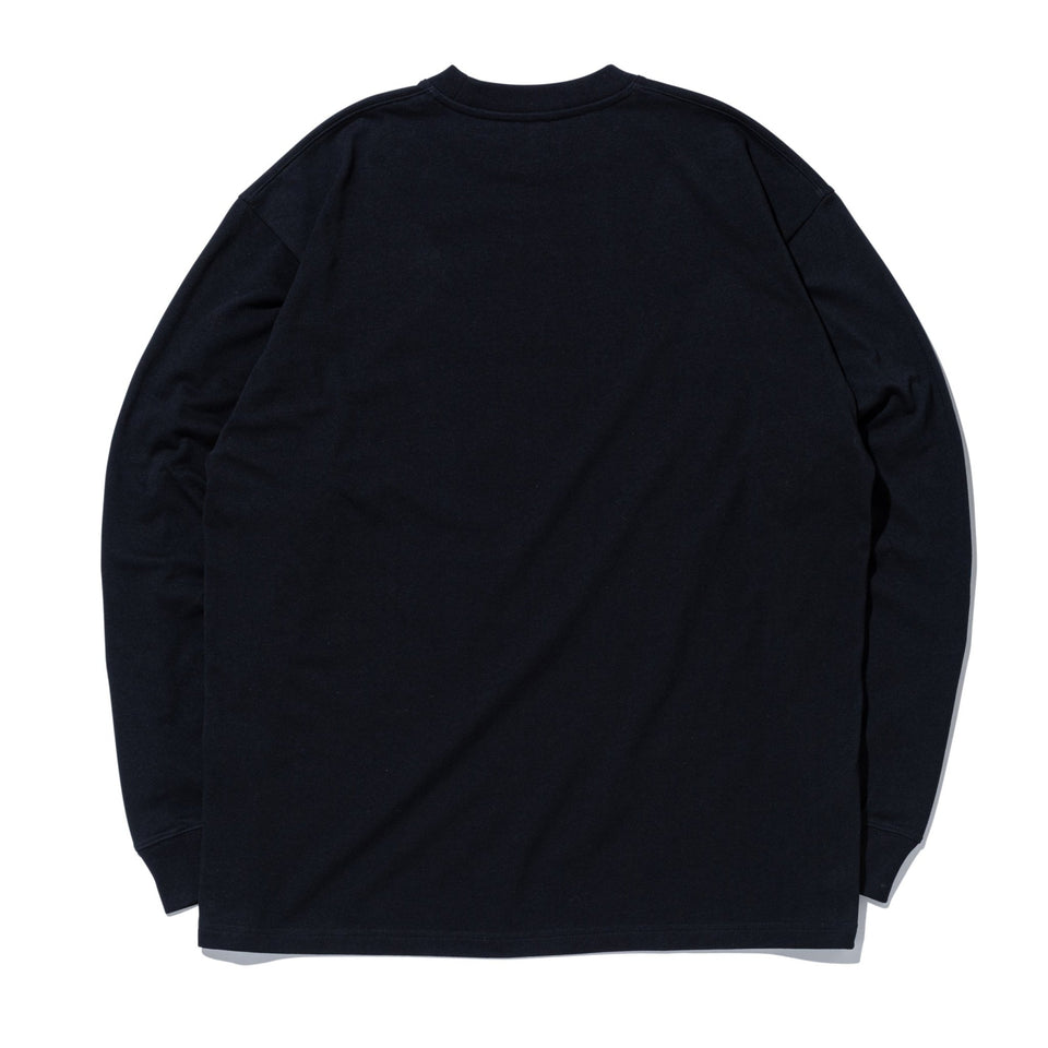 長袖 オーバーサイズド コットン Tシャツ バブルロゴ ブラック - 14457281 - S | NEW ERA ニューエラ公式オンラインストア