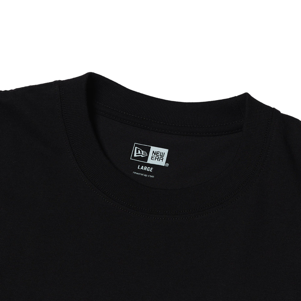 半袖 コットン Tシャツ フラッグロゴ ミッド ブラック